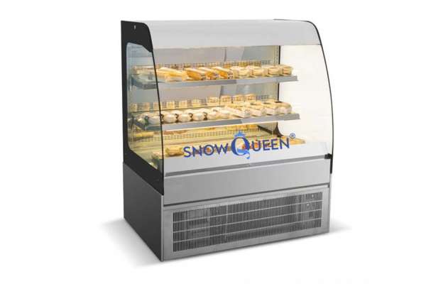 Tủ trưng bày 3 tầng dạng mở SnowQueen SNQ-ALF10 (có rèm)