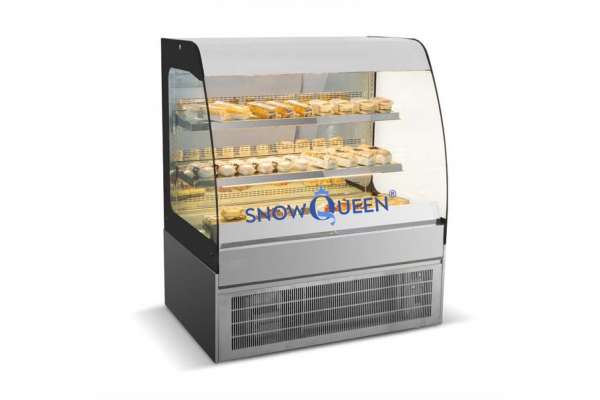 Tủ trưng bày 3 tầng dạng mở SnowQueen SNQ-ALF18 (có rèm)